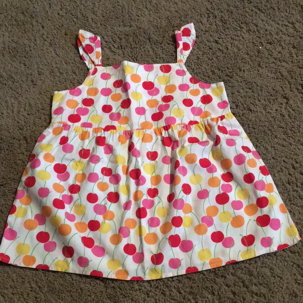 Vintage Gymboree Cherry Baby print top Sz 9